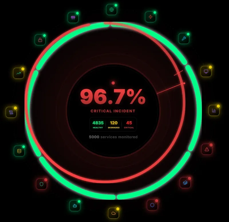 Critical Incident Active Red Status