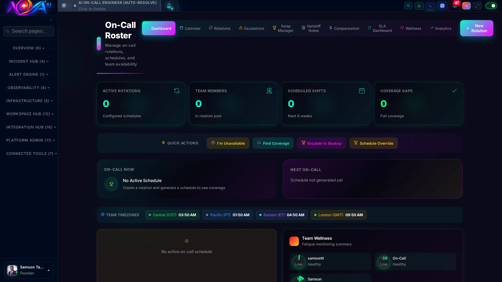 Nova AI On-Call Management