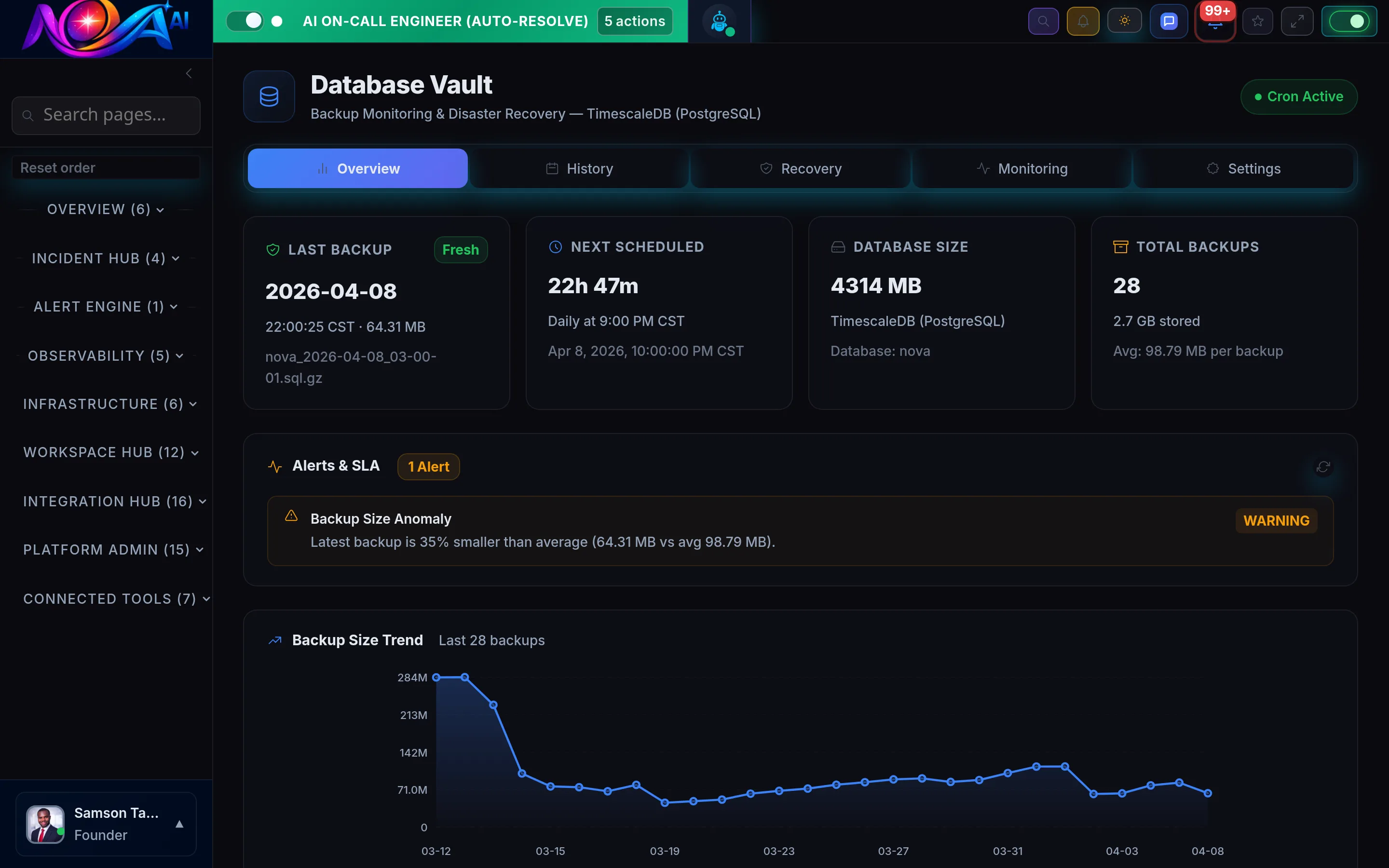 Nova AI Database Vault