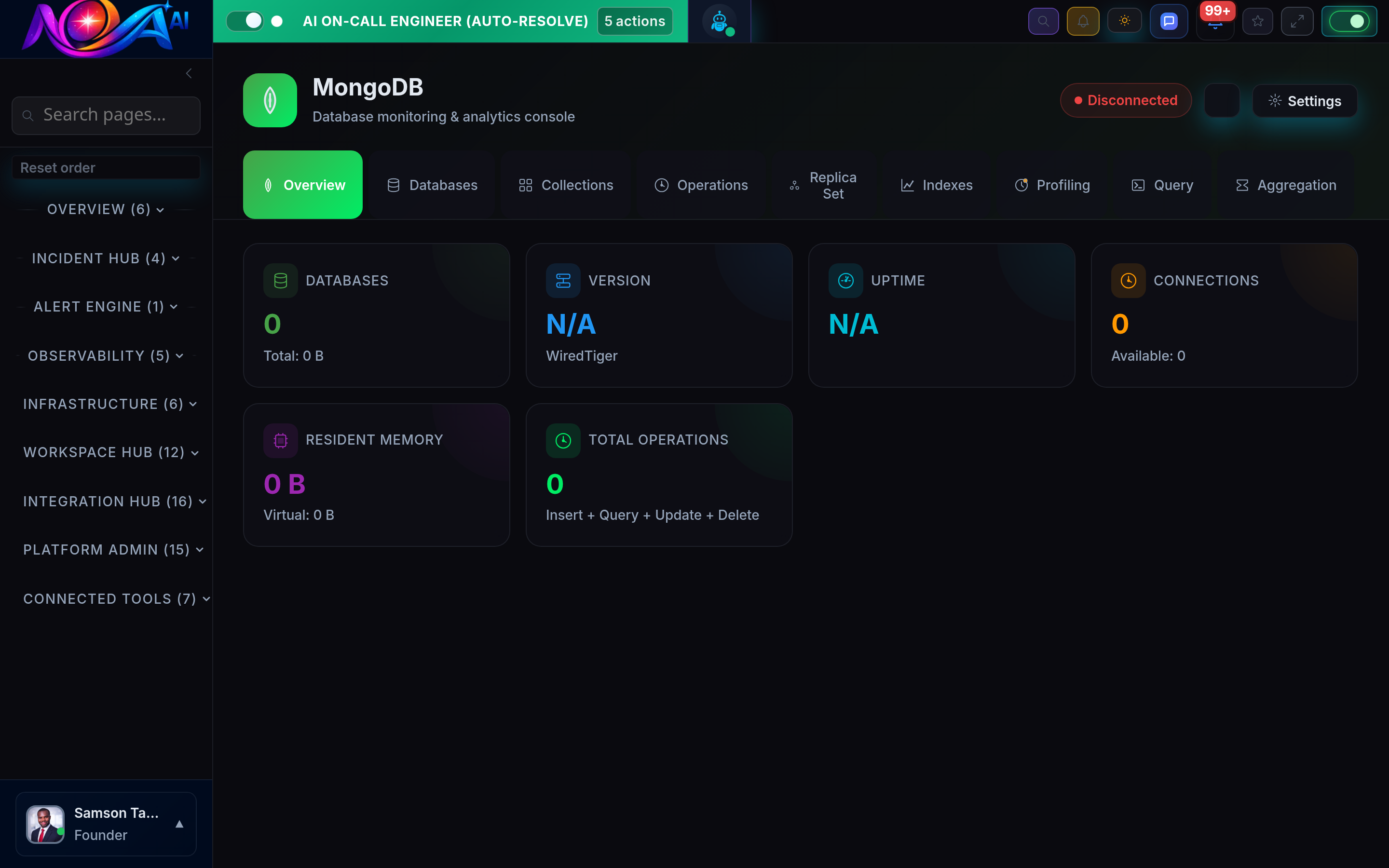 Nova AI MongoDB Monitoring