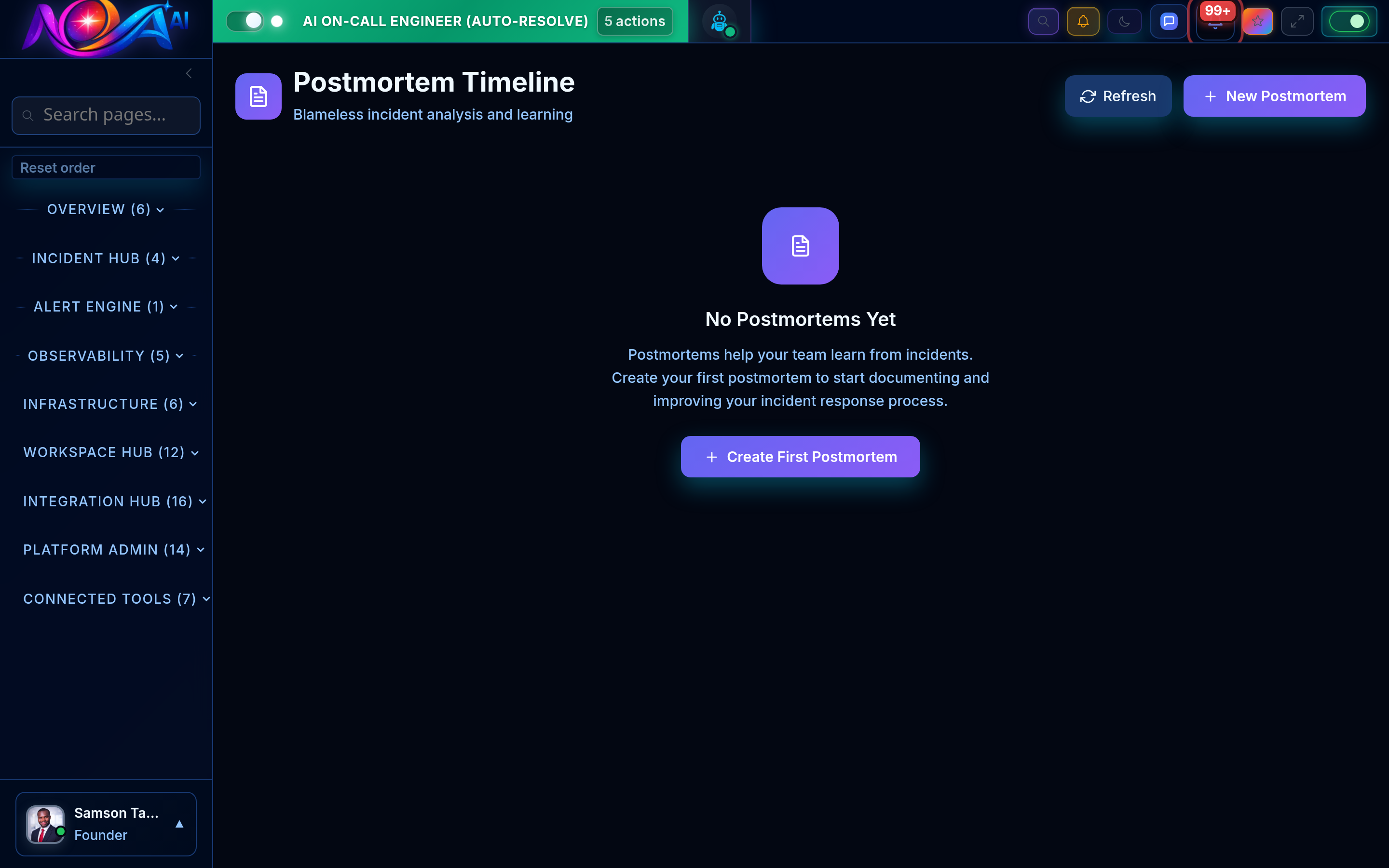AI postmortem generation