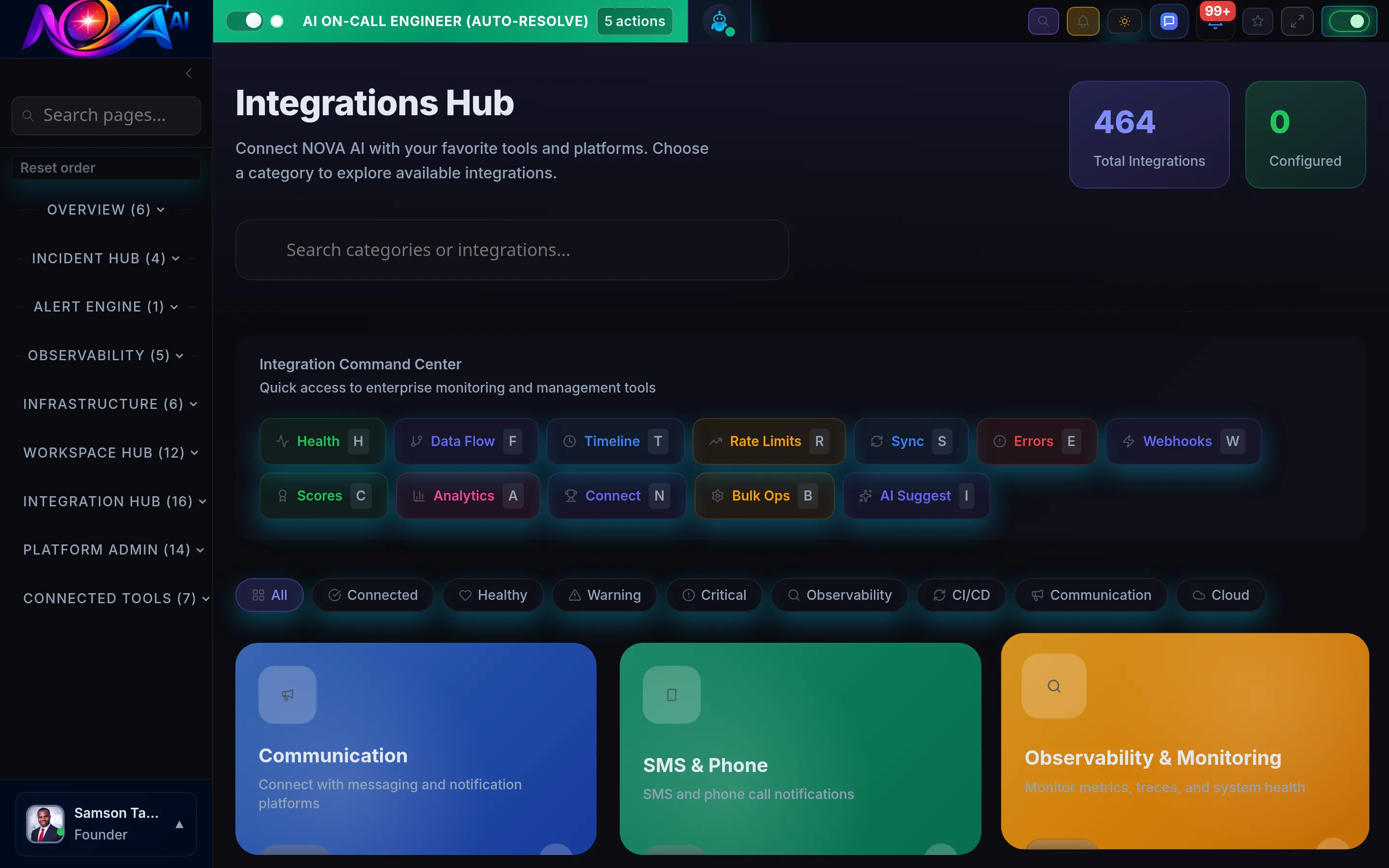 Nova AI Integrations Hub